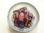 『コミローナ 赤しそ梅酢漬』で簡単しば漬